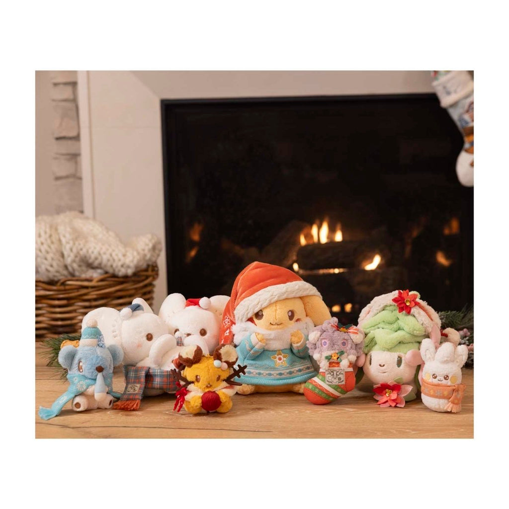 Pawmi Snowman Pokémon Holiday Plush Key Chain