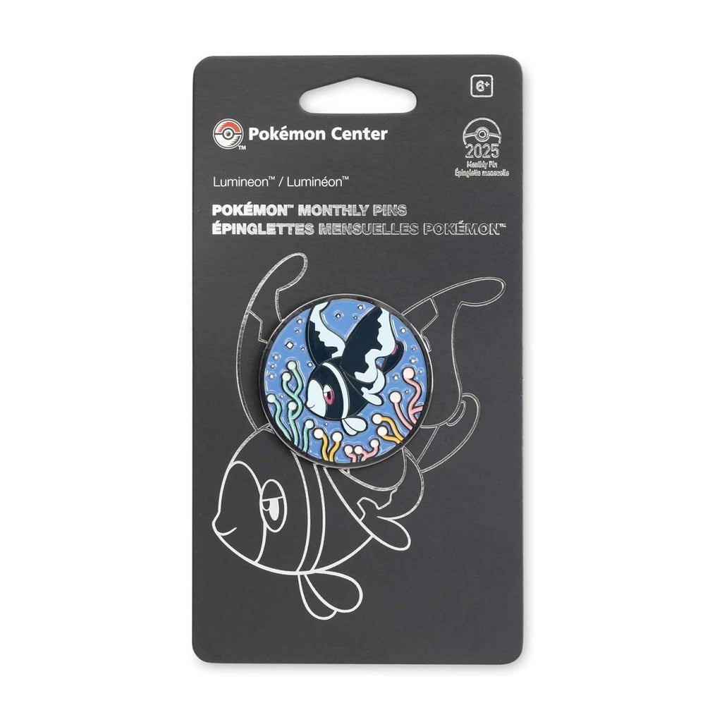 Lumineon Pokémon Monthly Pins: Habitat Pin (8 Of 12)