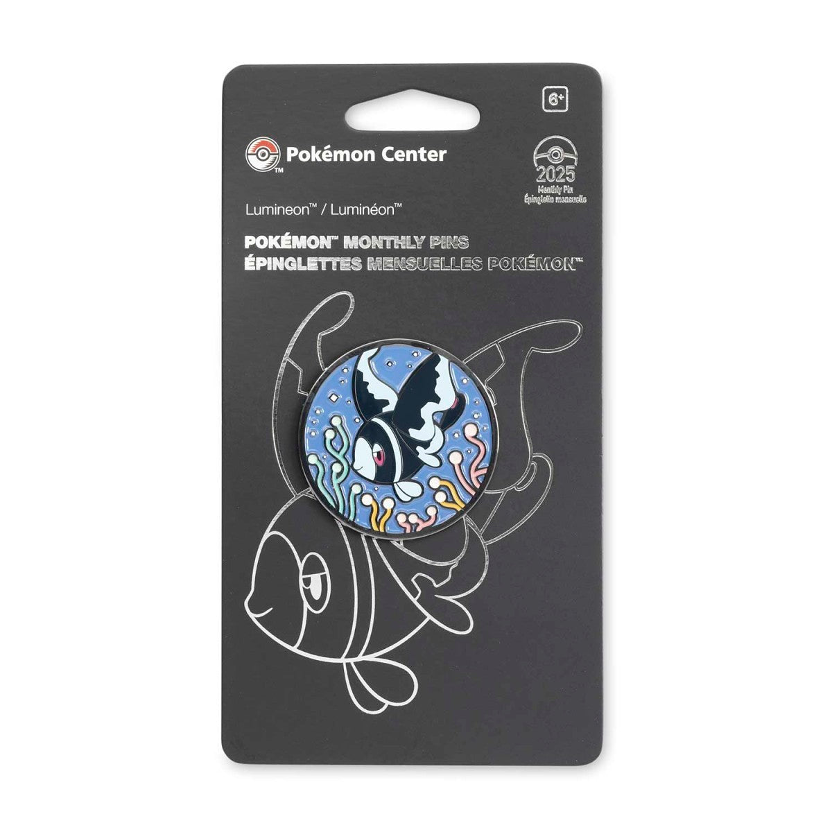 Lumineon Pokémon Monthly Pins: Habitat Pin (8 Of 12)