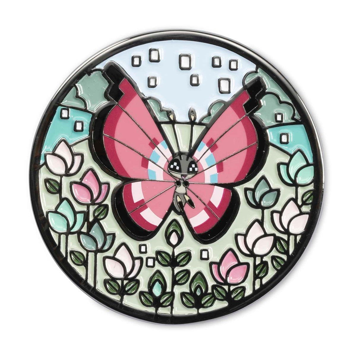 Vivillon Pokémon Monthly Pins: Habitat Pin (2 Of 12)