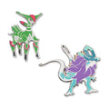 Two-Pin Set: Iron Leaves & Walking Wake Pokémon Pins