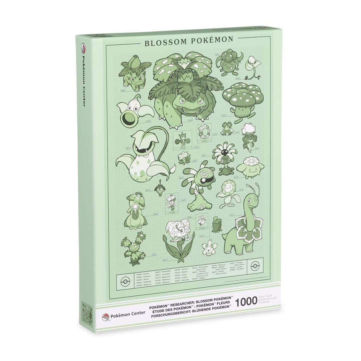 Pokémon Researcher: Blossom Pokémon Puzzle (1,000 Pieces)