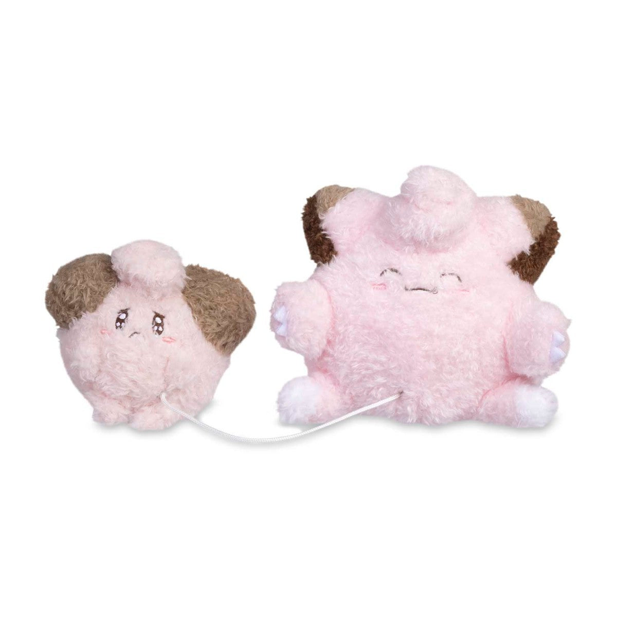 Cleffa & Clefairy Pokémon Sweet Support Plush - 9 In.