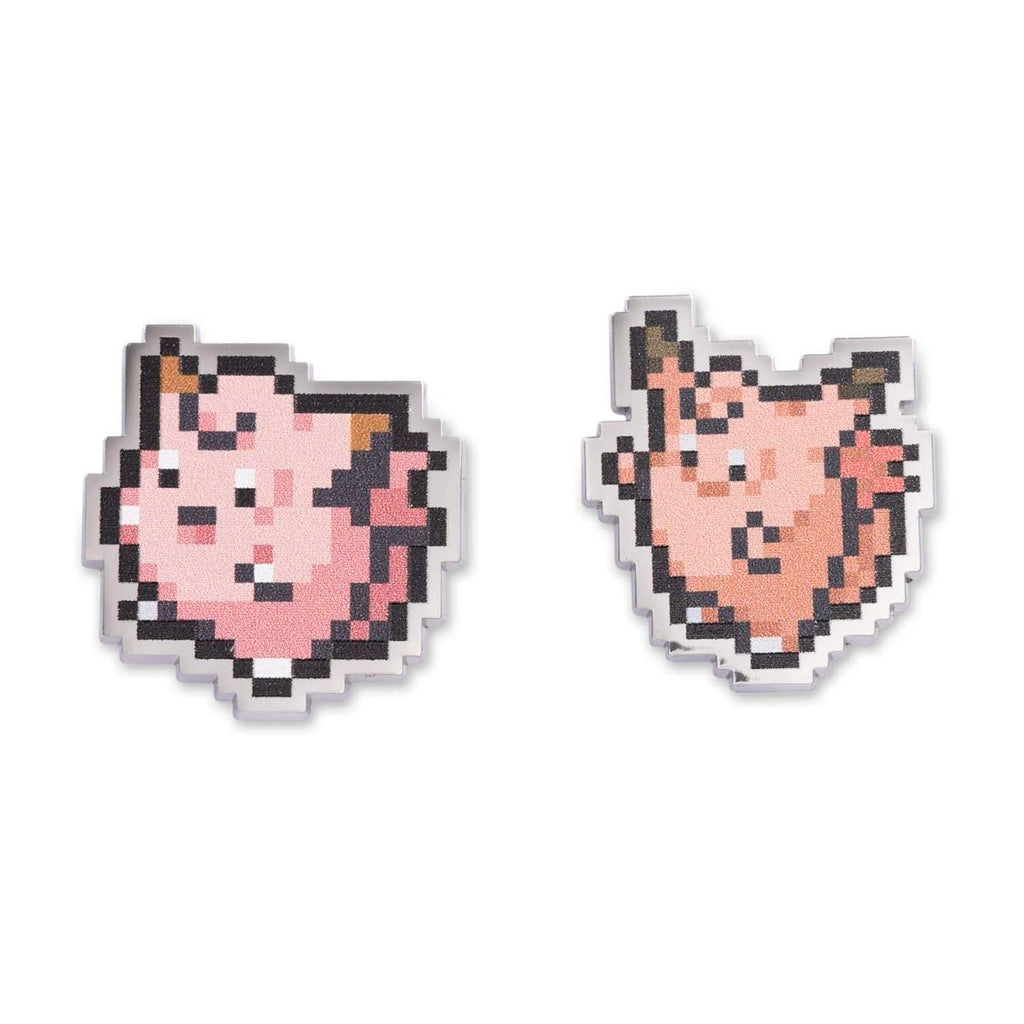 Clefairy & Clefable Pokémon Pixel Pins (2-Pack)