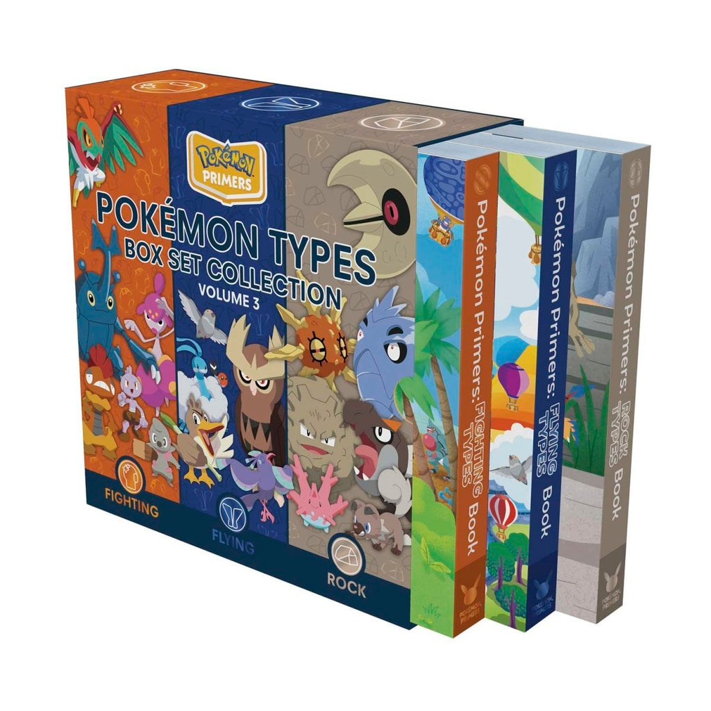 Pokémon Primers Types: Box Set Collection Volume 3 (Flying, Fighting & Rock)