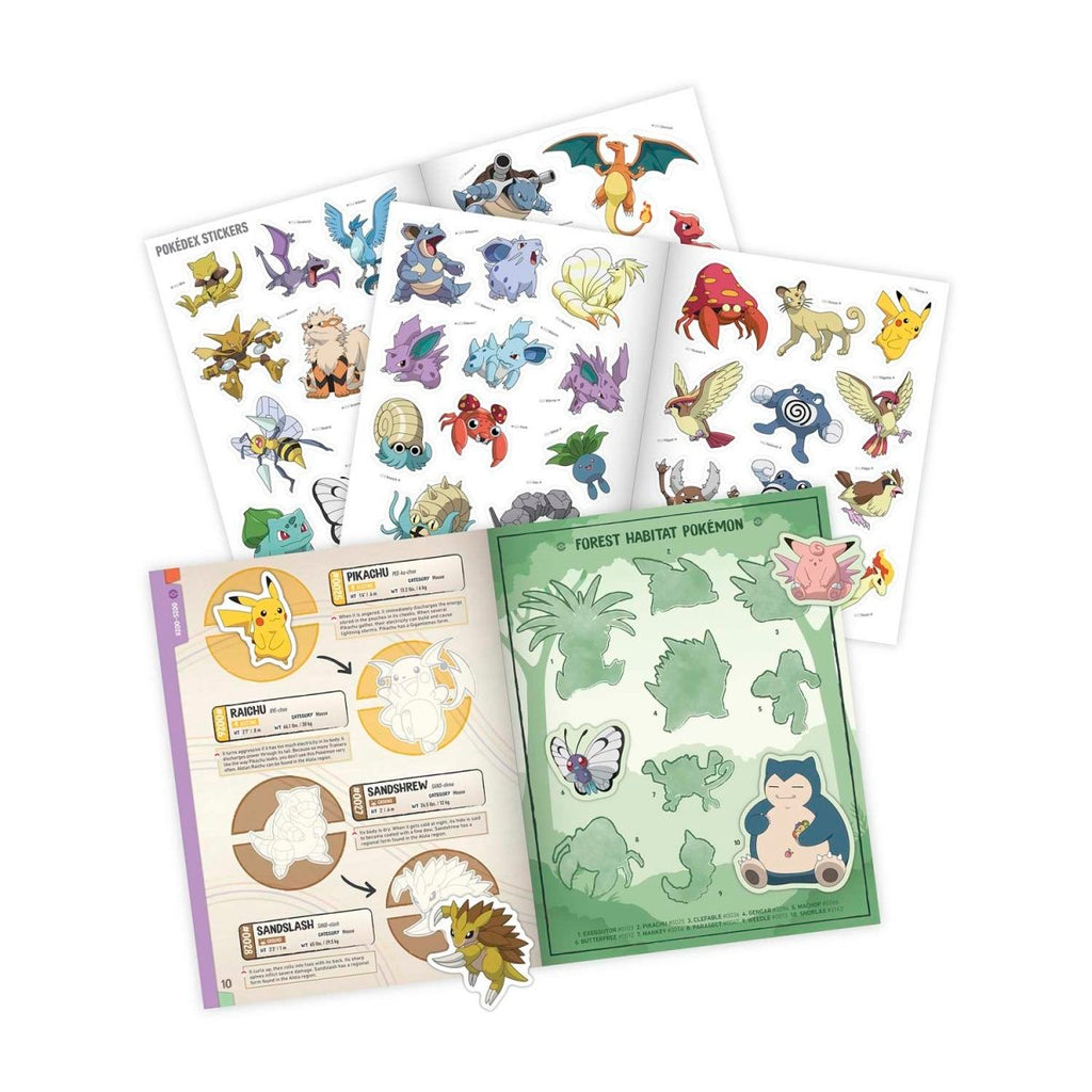 Pokémon: The Official Sticker Book Of The Kanto Region