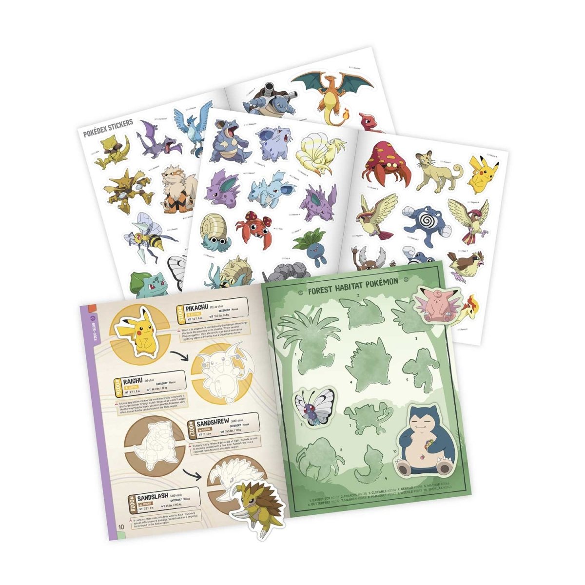 Pokémon: The Official Sticker Book Of The Kanto Region