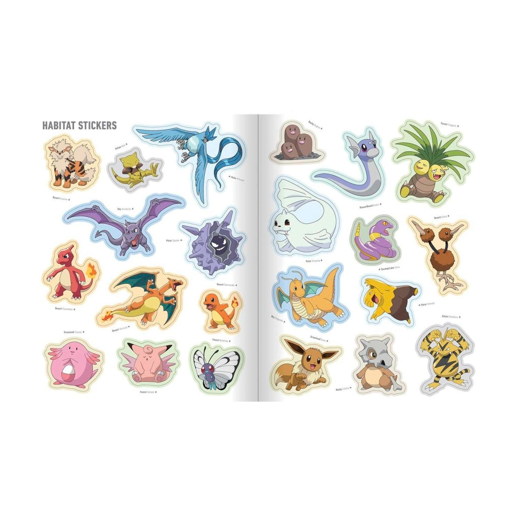 Pokémon: The Official Sticker Book Of The Kanto Region