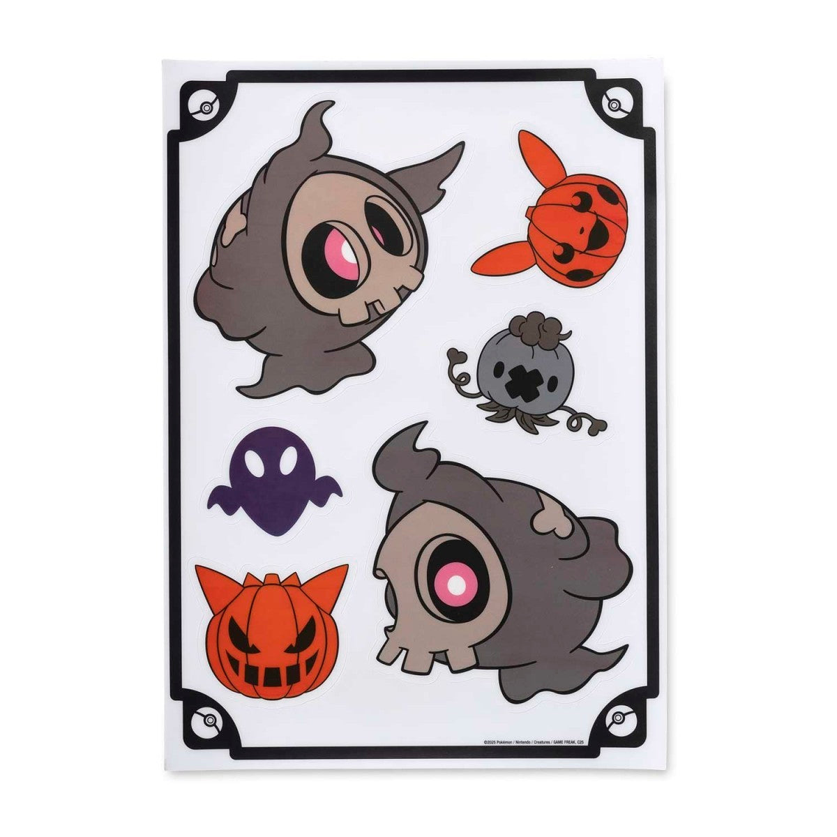 Pokémon Halloween Window Clings (5-Pack)
