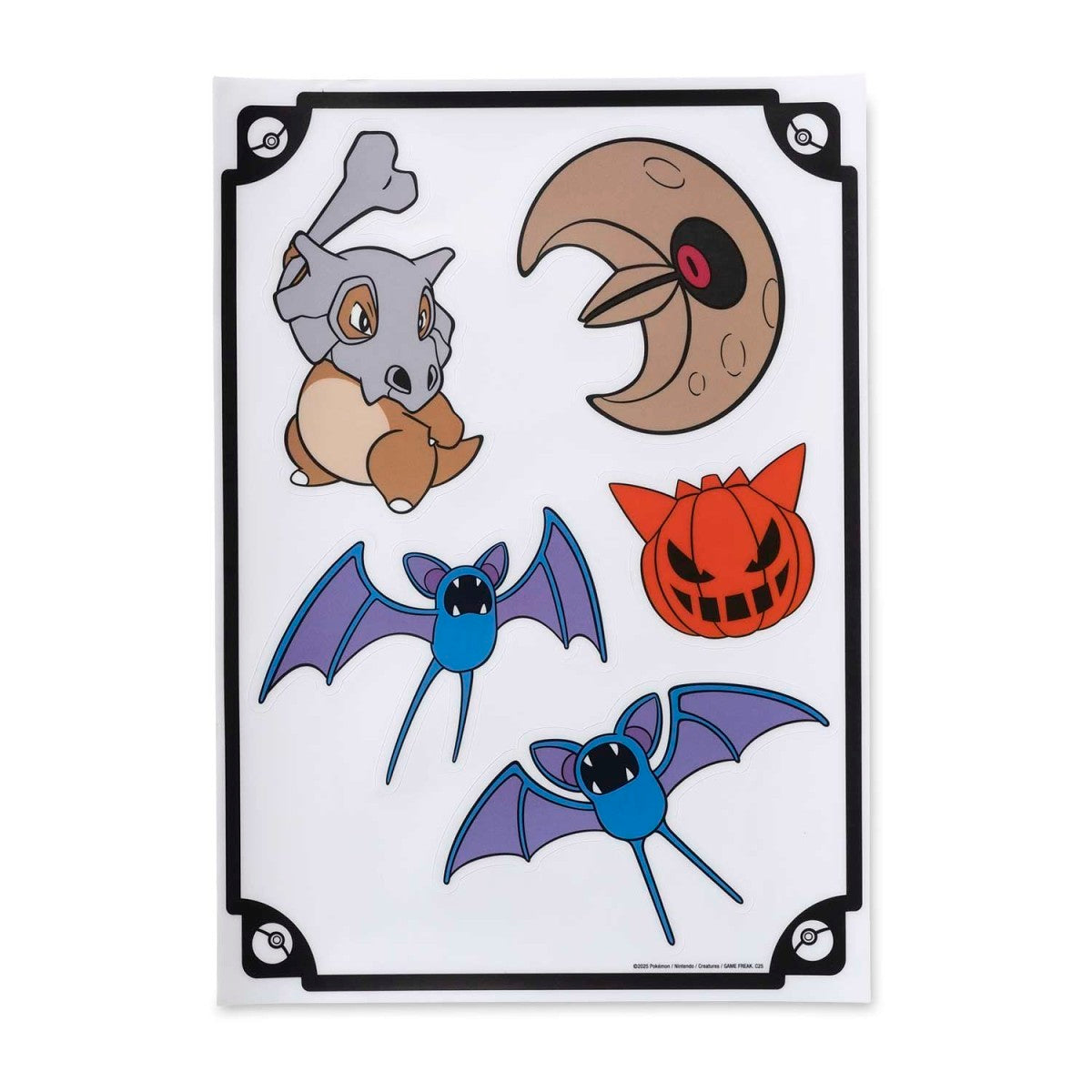 Pokémon Halloween Window Clings (5-Pack)