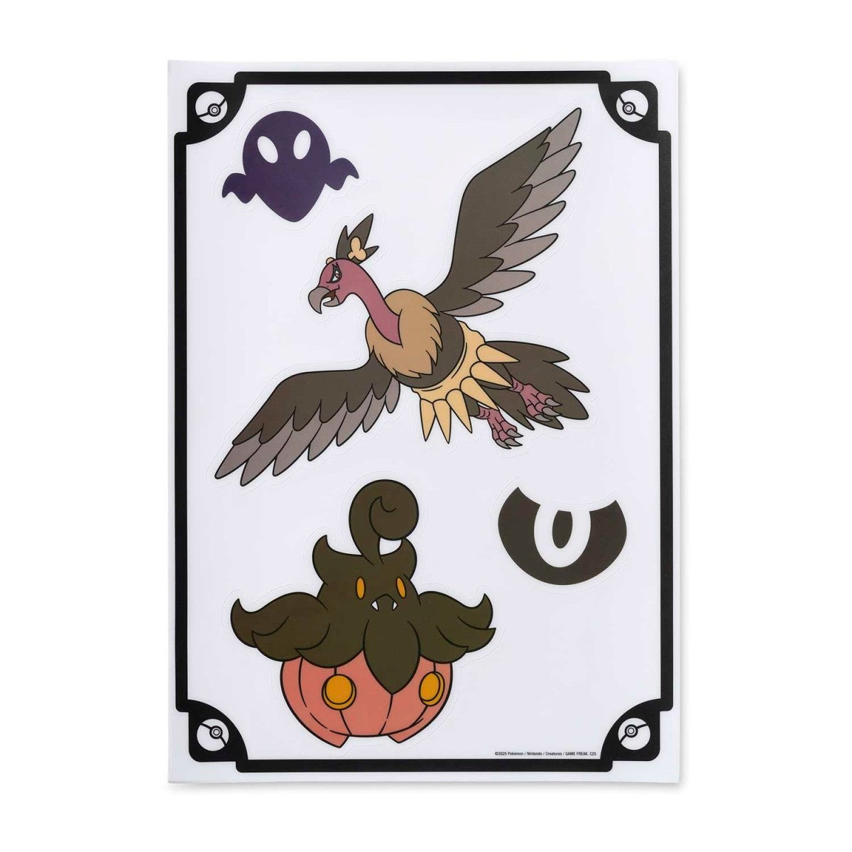 Pokémon Halloween Window Clings (5-Pack)