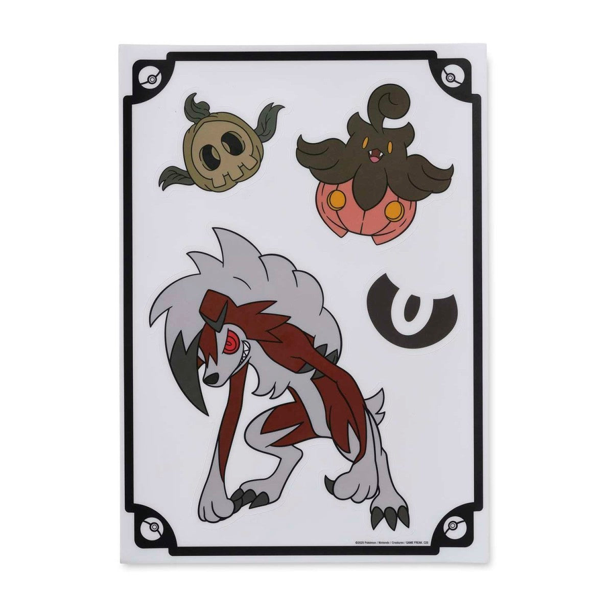 Pokémon Halloween Window Clings (5-Pack)