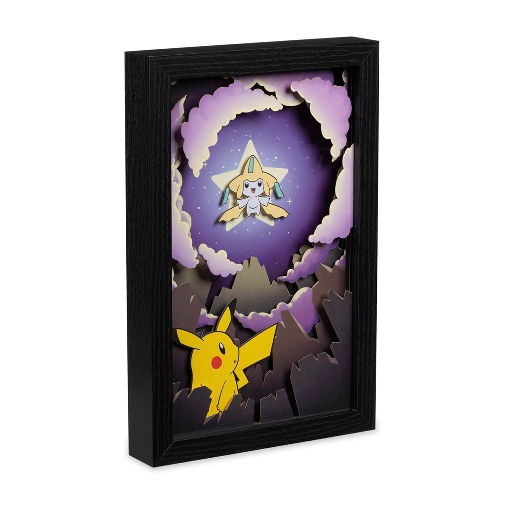 Jirachi Mythical Sights Layered Wall Art