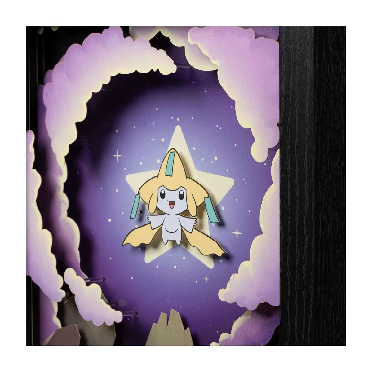 Jirachi Mythical Sights Layered Wall Art