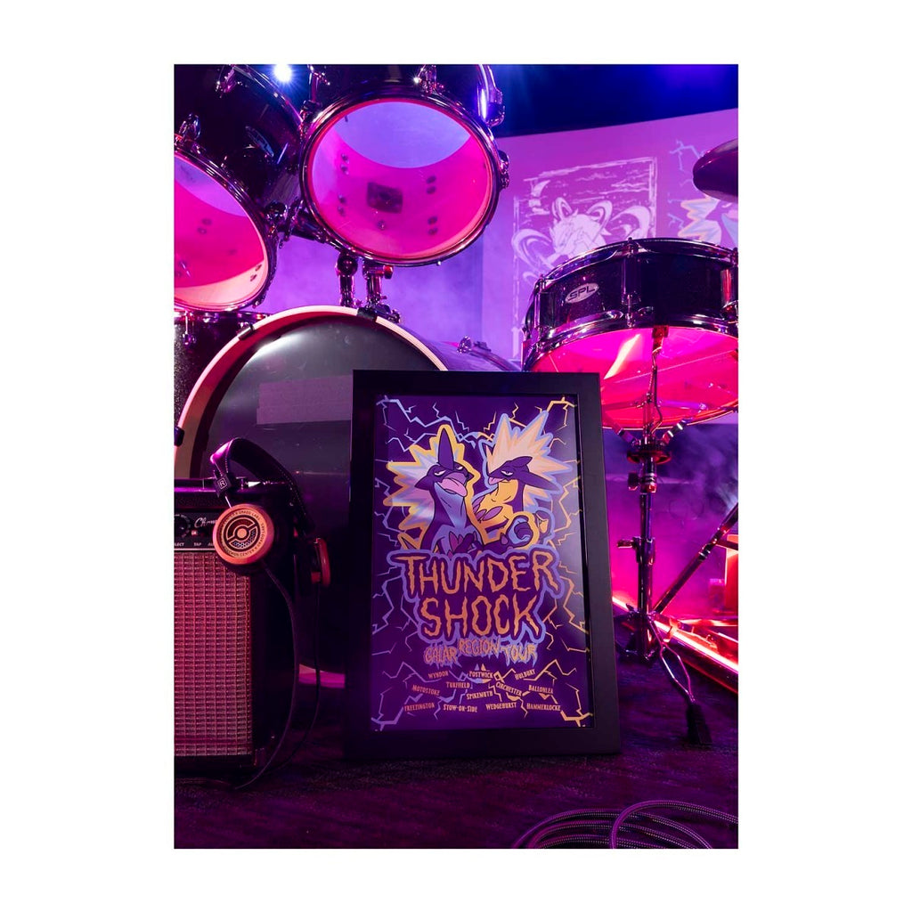 Thunder Shock Dark Noise Poster