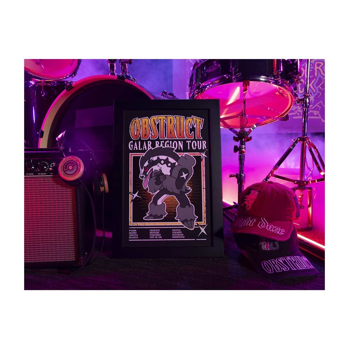 Obstruct Dark Noise Poster