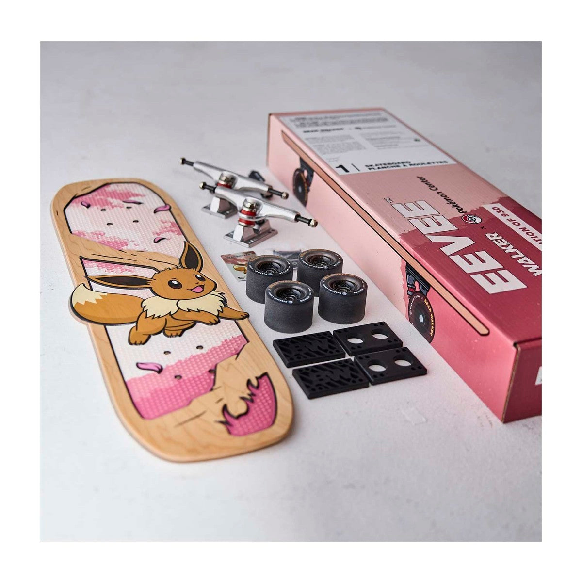 Pokémon Center × Bear Walker: Eevee Skateboard