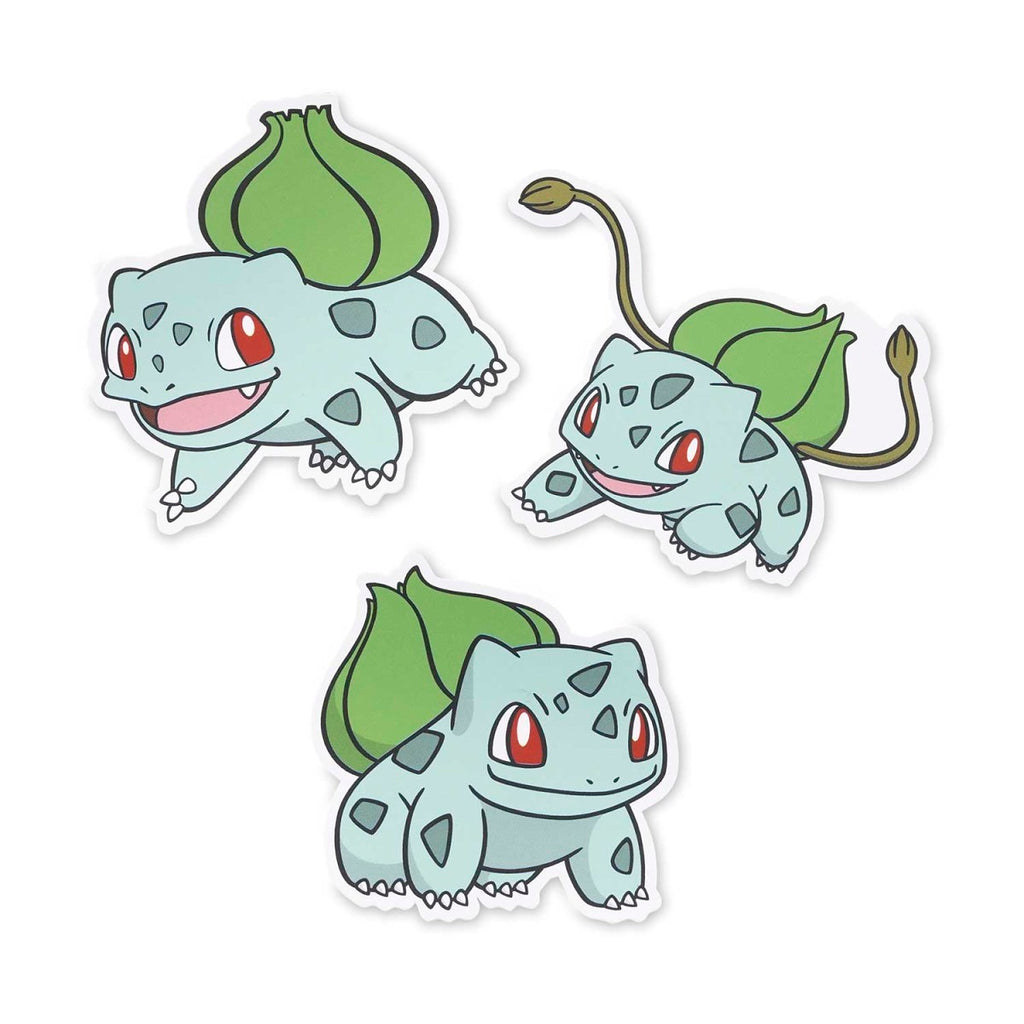 Bulbasaur Stickers (3-Pack)