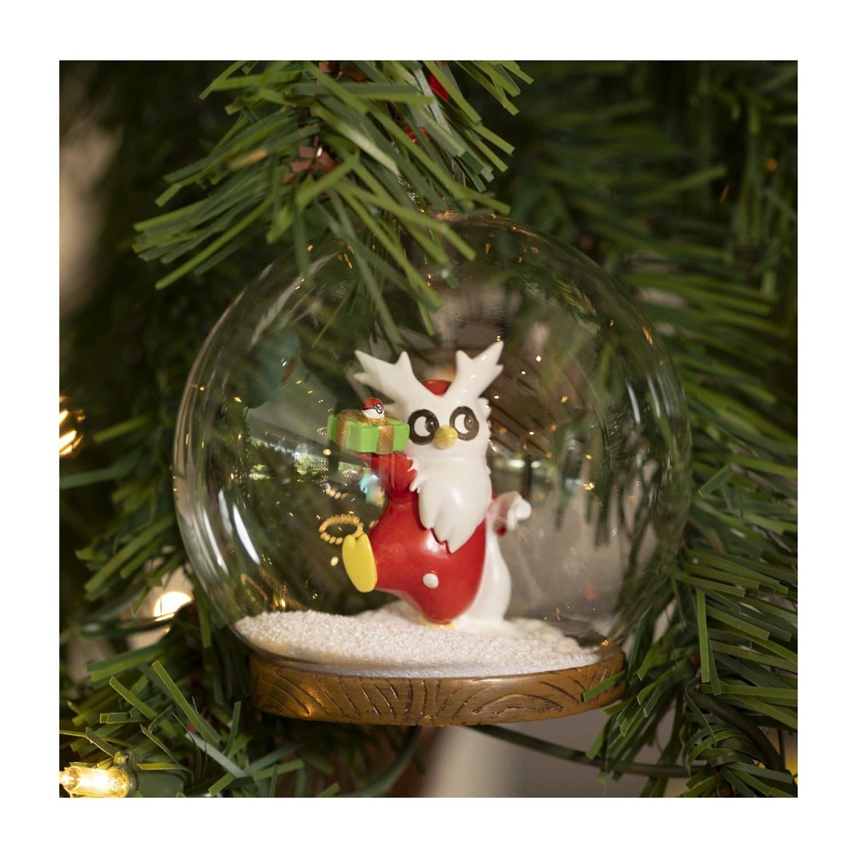 Delibird Pokémon Holiday Globe Ornament