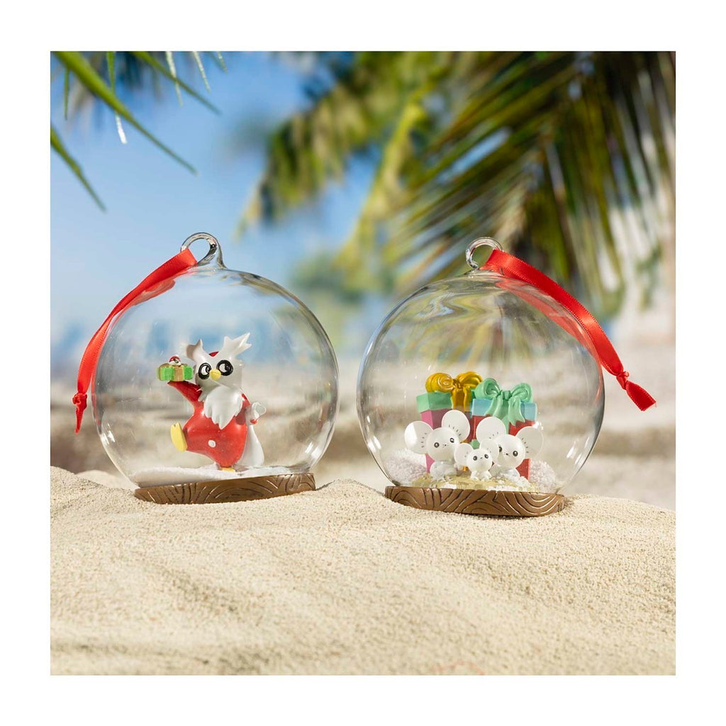 Delibird Pokémon Holiday Globe Ornament