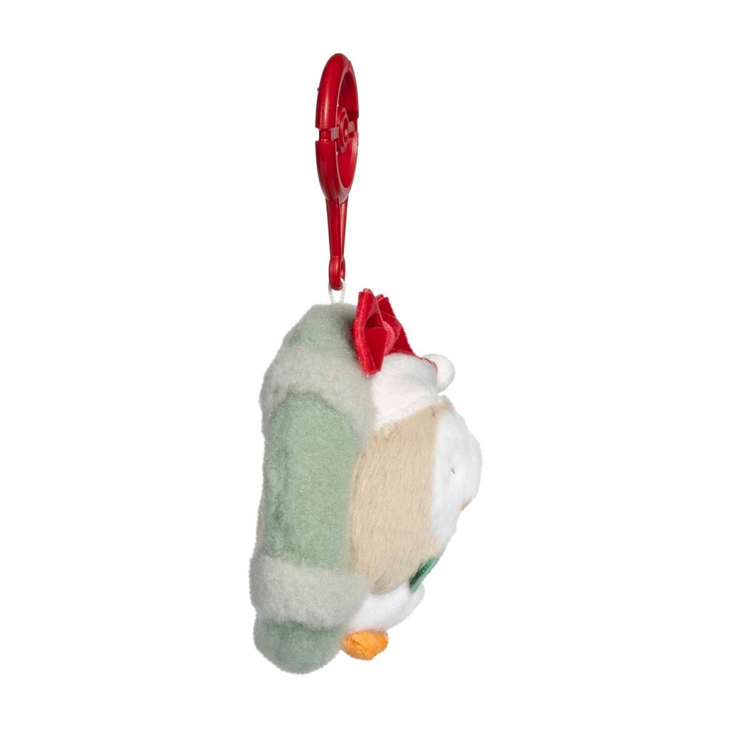 Rowlet Pokémon Holiday Wishes Plush Key Chain