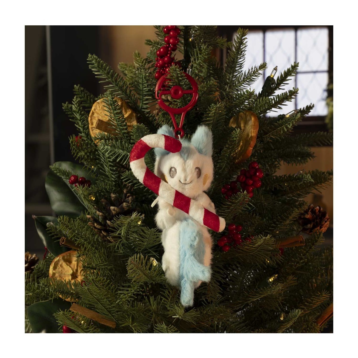 Pachirisu Pokémon Holiday Wishes Plush Key Chain