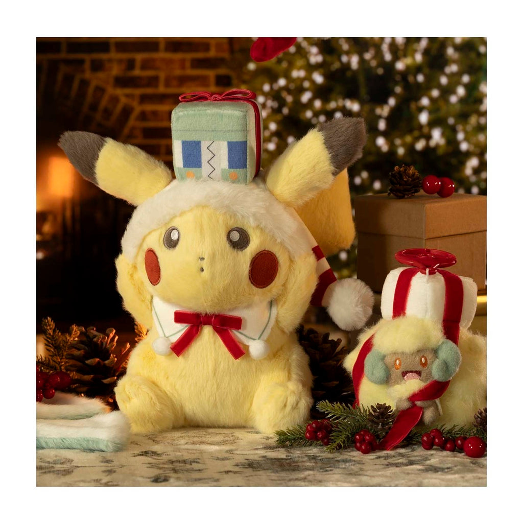Pikachu Pokémon Holiday Wishes Plush - 10 In.