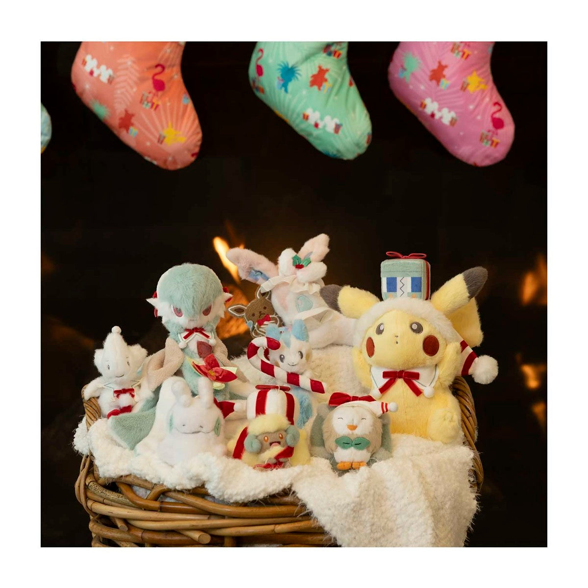 Pikachu Pokémon Holiday Wishes Plush - 10 In.