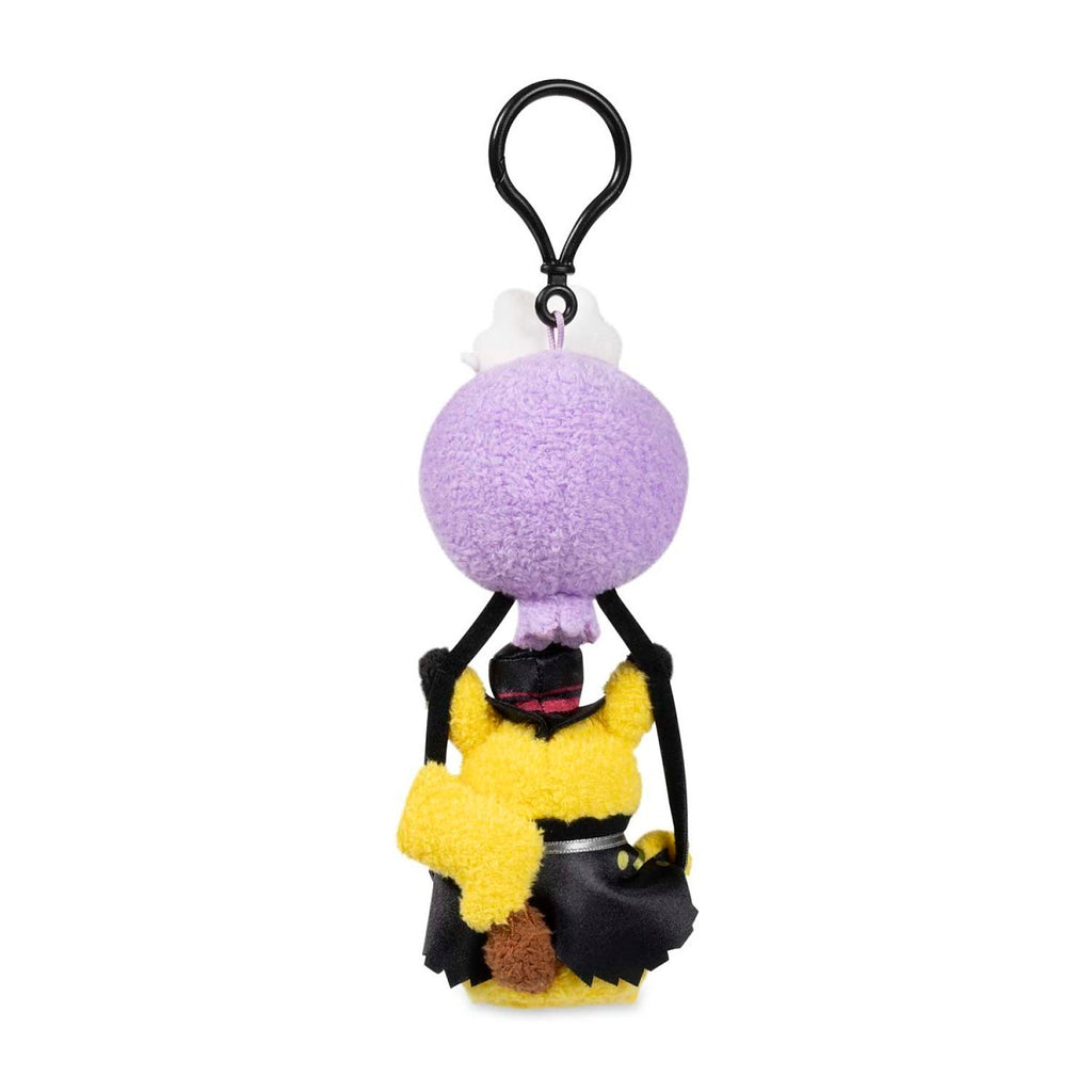 Pikachu & Drifloon Halloween Ghost Chateau Poké Plush Key Chain