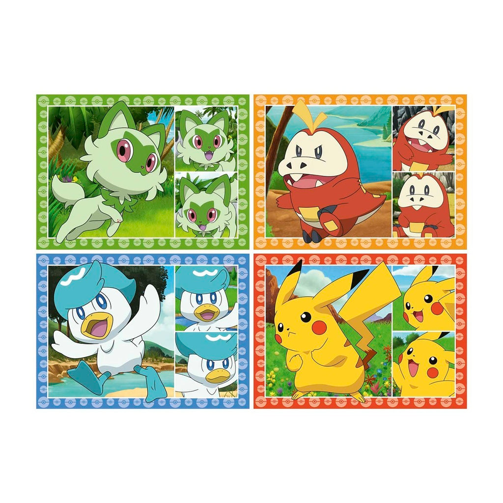 Pokémon Speedy Puzzle 4-Pack By Ravensburger (35 Pieces Each)
