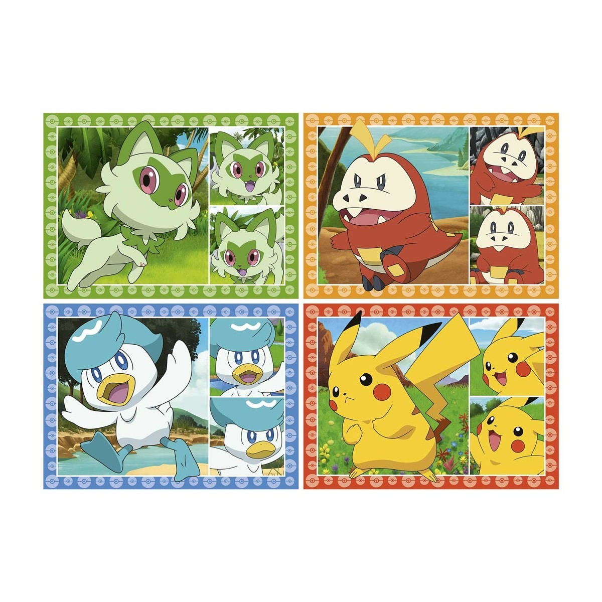 Pokémon Speedy Puzzle 4-Pack By Ravensburger (35 Pieces Each)