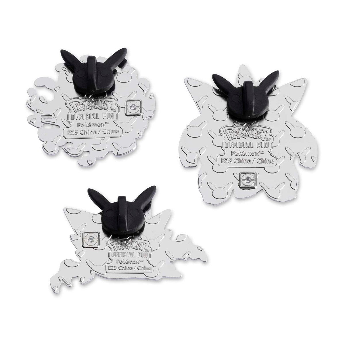 Gastly, Haunter & Gengar Pokémon Pins (3-Pack)