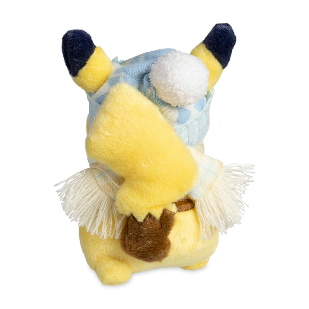 Snowball-Rolling Pikachu Snowy Softies Plush - 7 ¾ In.