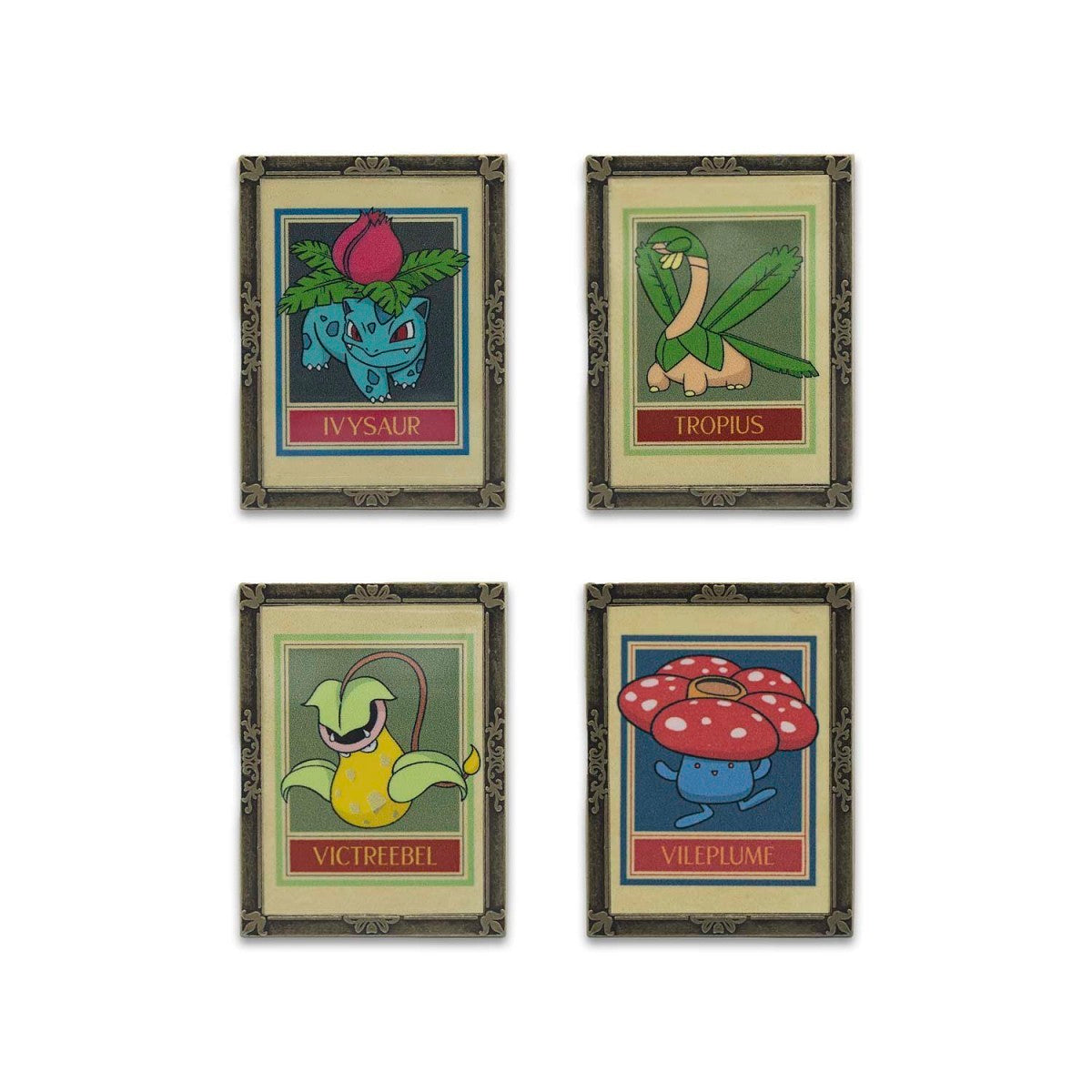 Pokémon × Natural History Museum: Botanical Panel Pin Box Set (4-Pack)