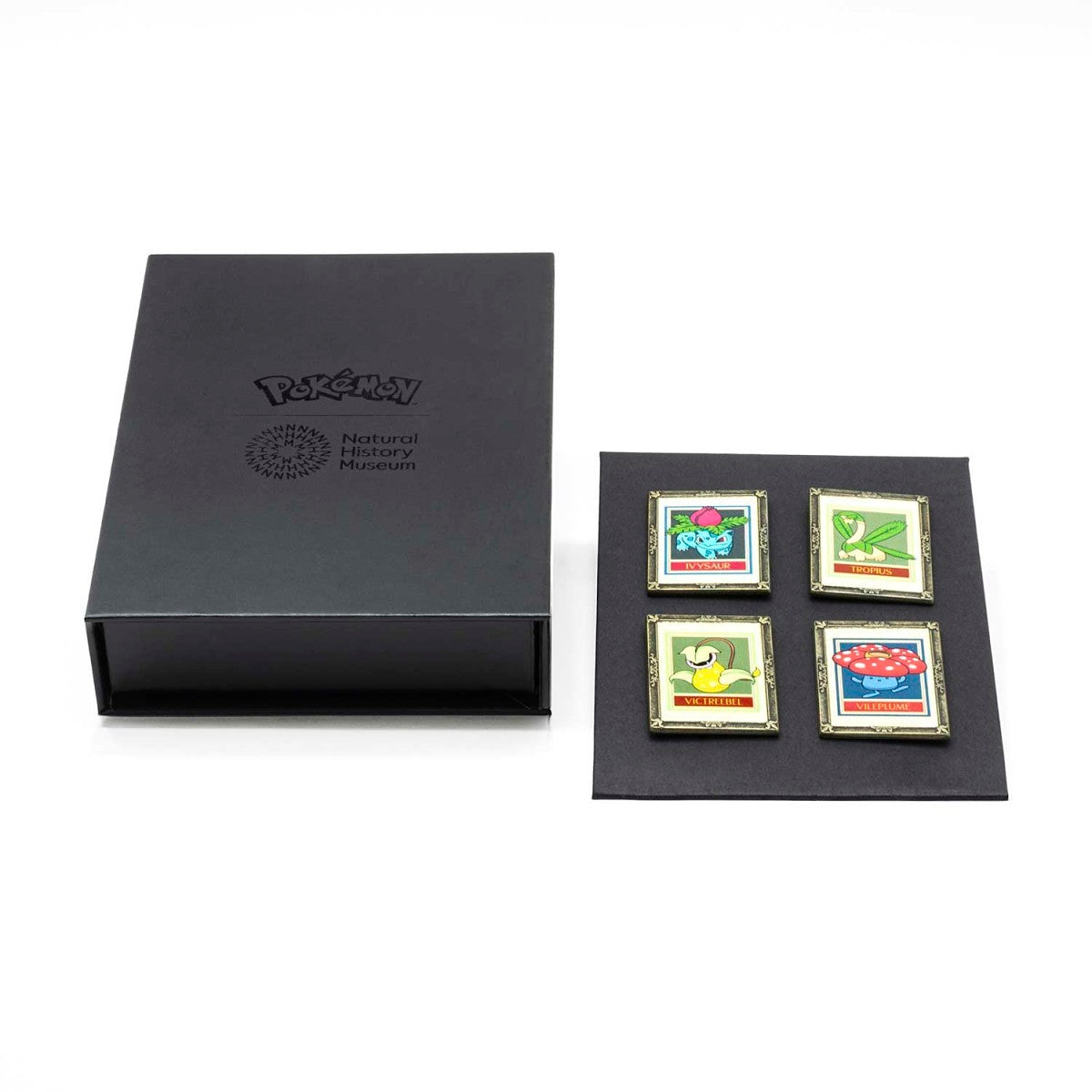 Pokémon × Natural History Museum: Botanical Panel Pin Box Set (4-Pack)