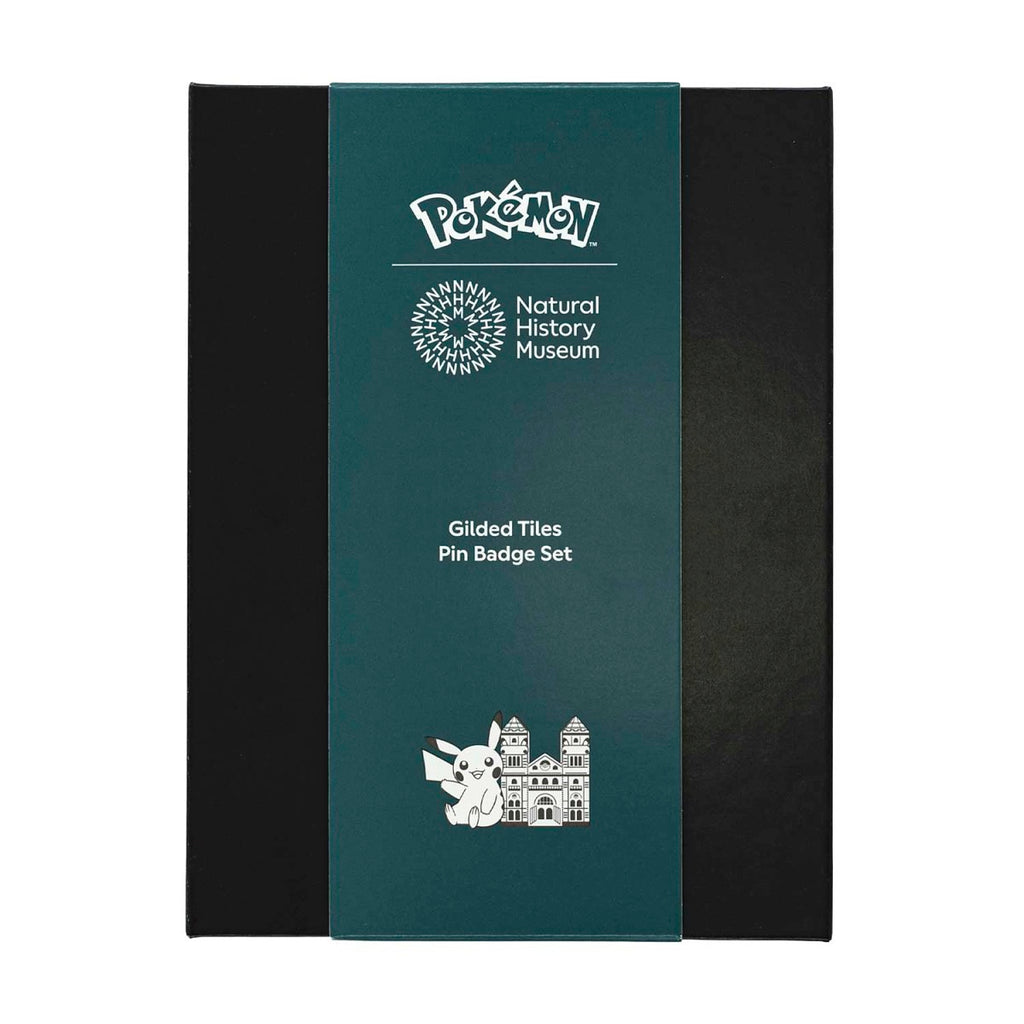 Pokémon × Natural History Museum: Botanical Panel Pin Box Set (4-Pack)