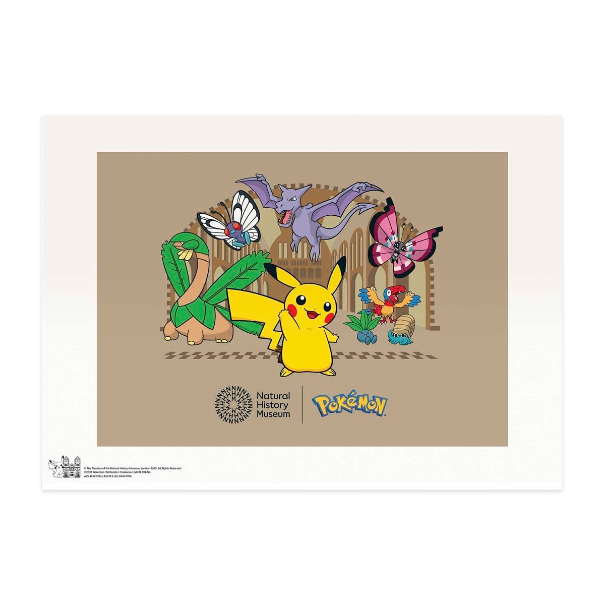 Pokémon × Natural History Museum Print