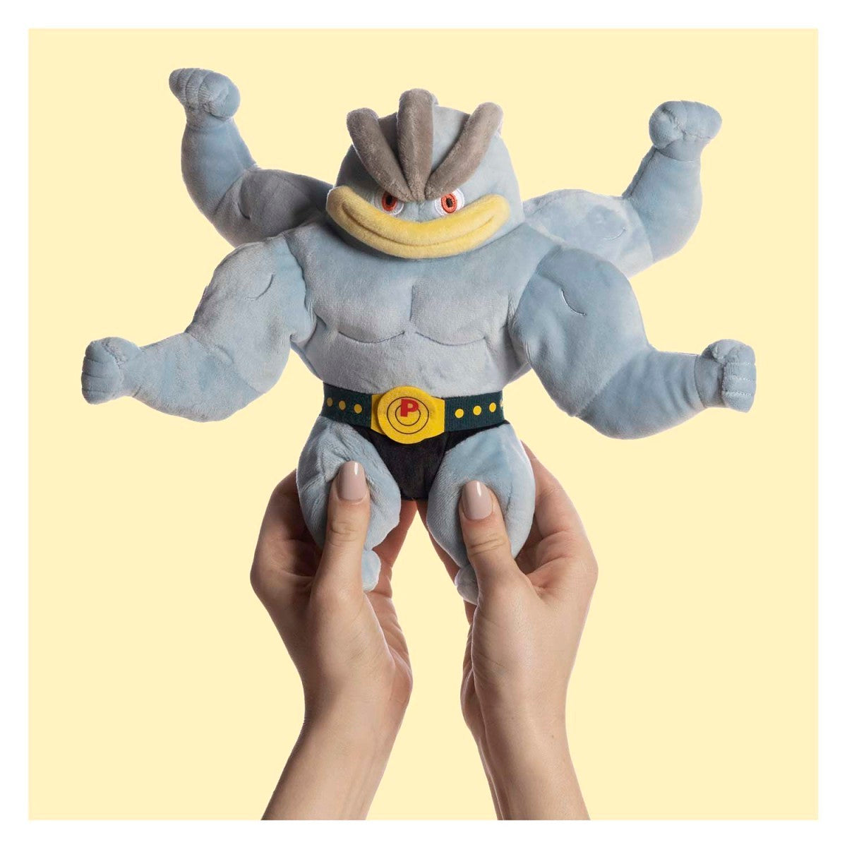 Machamp Practice Makes Perfect Flexing Plush