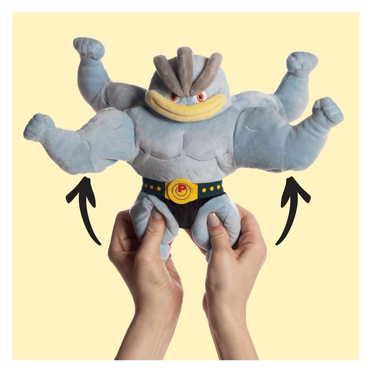 Machamp Practice Makes Perfect Flexing Plush
