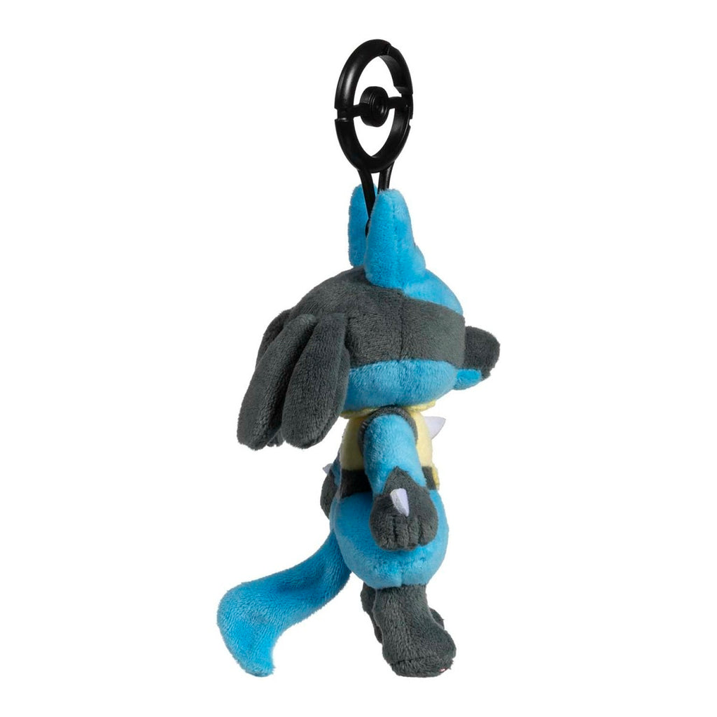 Lucario Practice Makes Perfect Posable Plush Key Chain