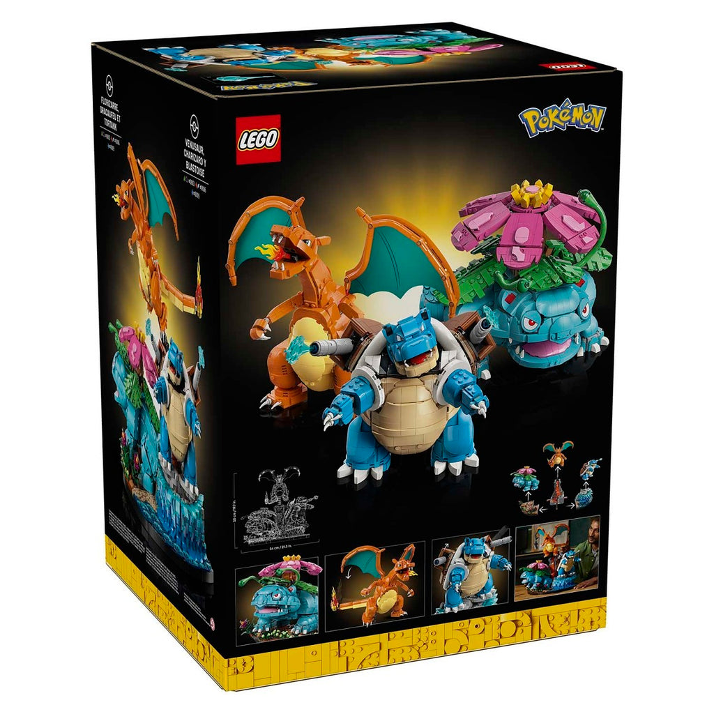 LEGO® Pokémon™ Venusaur, Charizard & Blastoise