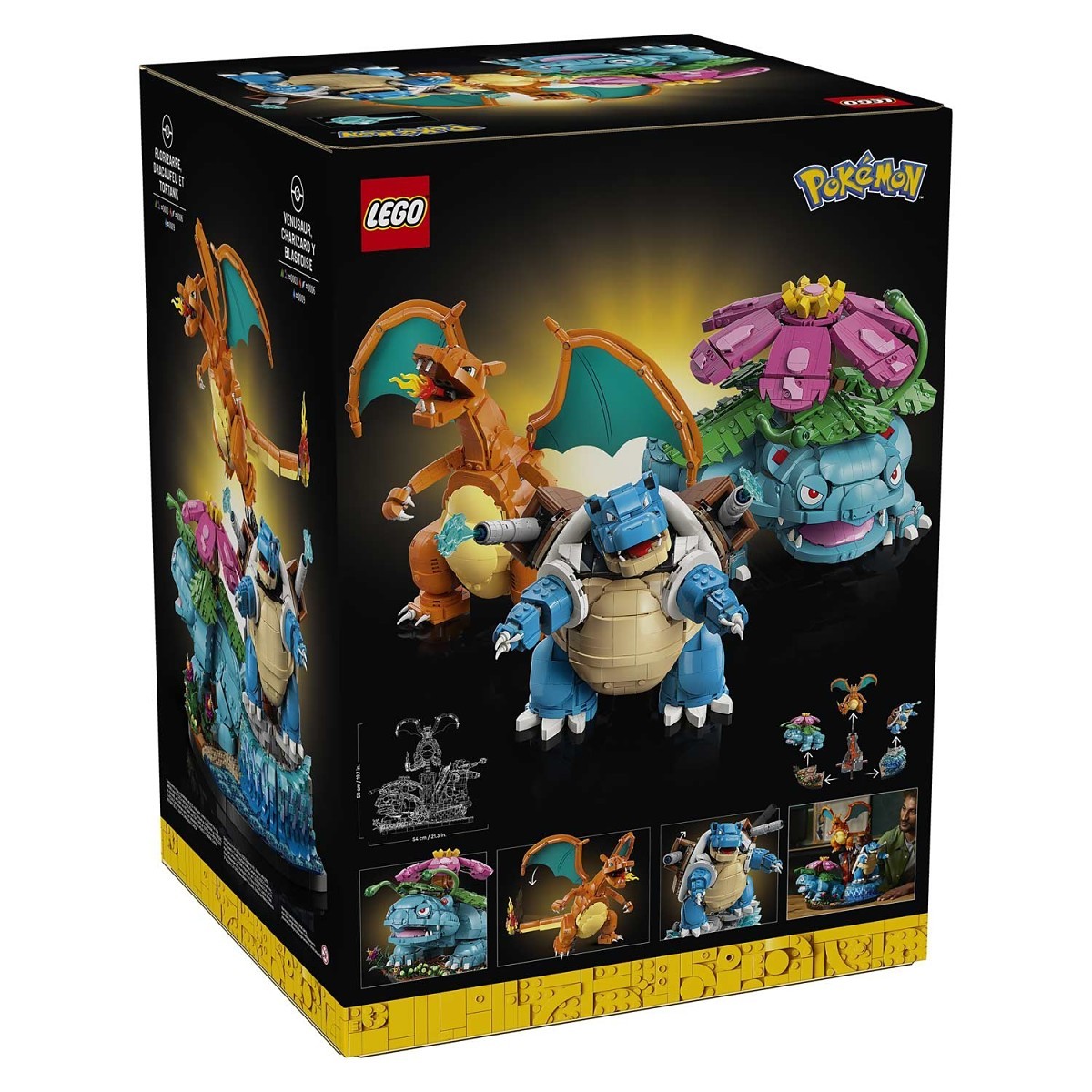 LEGO® Pokémon™ Venusaur, Charizard & Blastoise