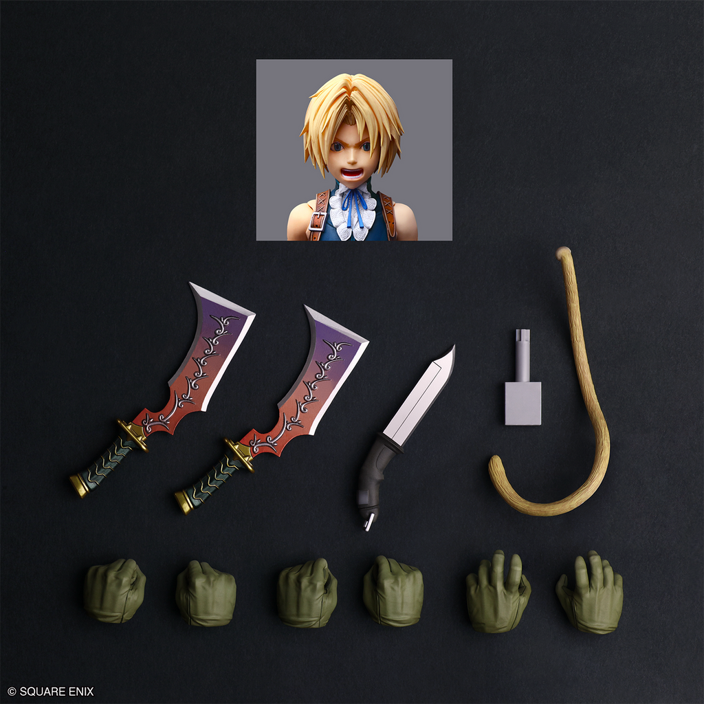 FINAL FANTASY IX PLAY ARTS SHIN Action Figure ZIDANE TRIBAL