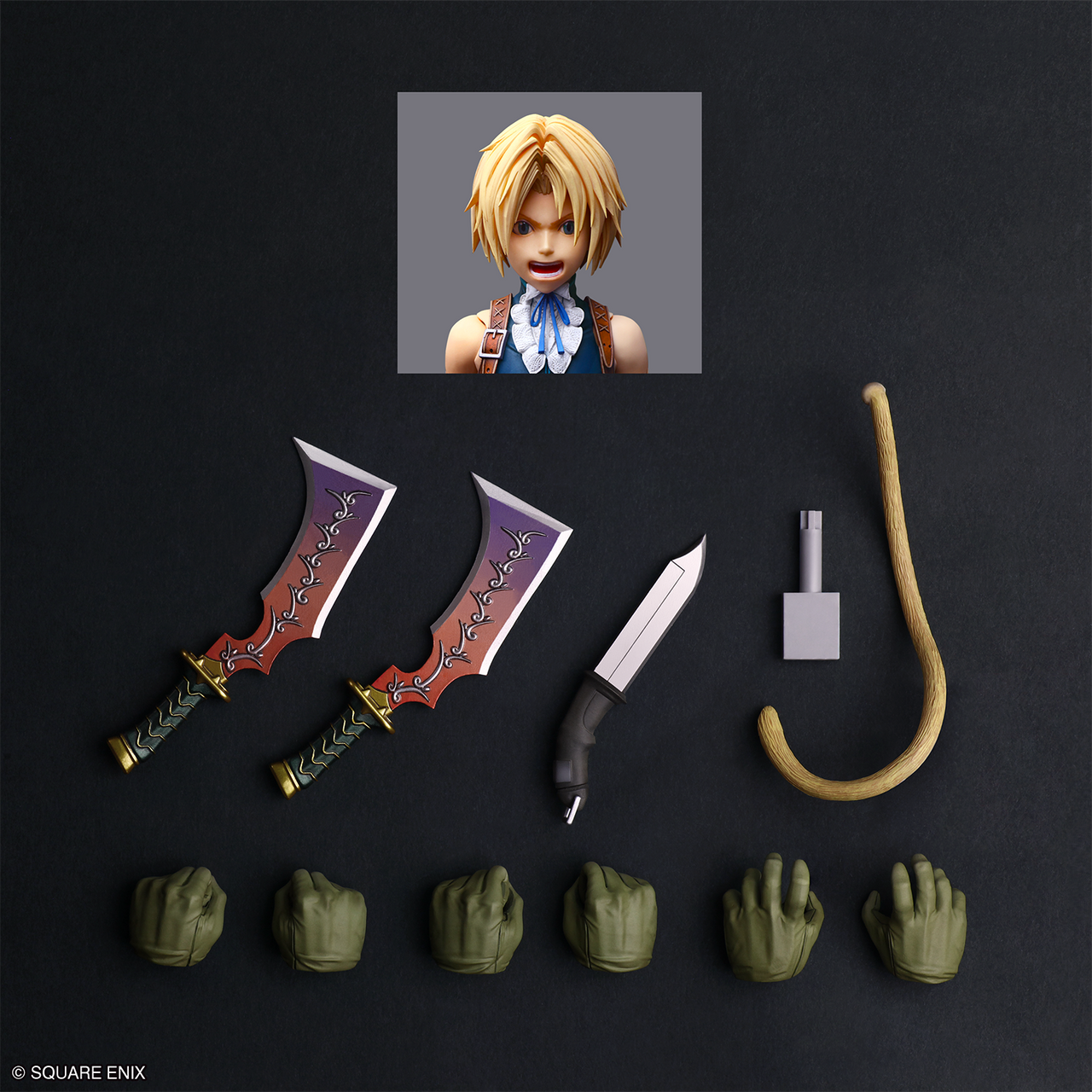 FINAL FANTASY IX PLAY ARTS SHIN Action Figure ZIDANE TRIBAL