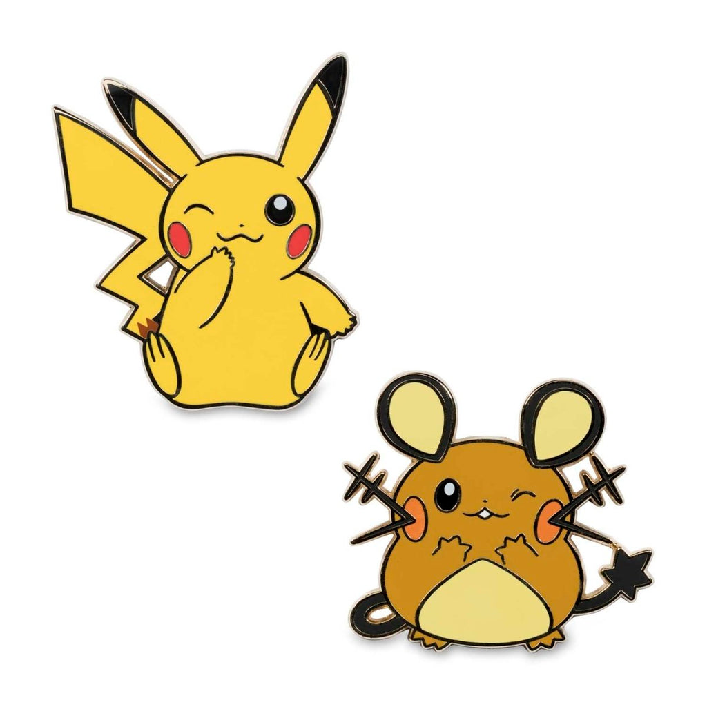 Pikachu & Dedenne Pokémon Pins (2-Pack)