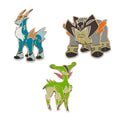Cobalion, Terrakion & Virizion Pokémon Pins (3-Pack)