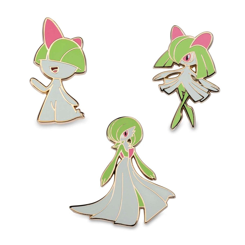 Ralts, Kirlia & Gardevoir Pokémon Pins (3-Pack)