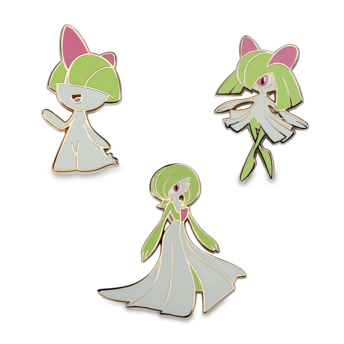Ralts, Kirlia & Gardevoir Pokémon Pins (3-Pack)
