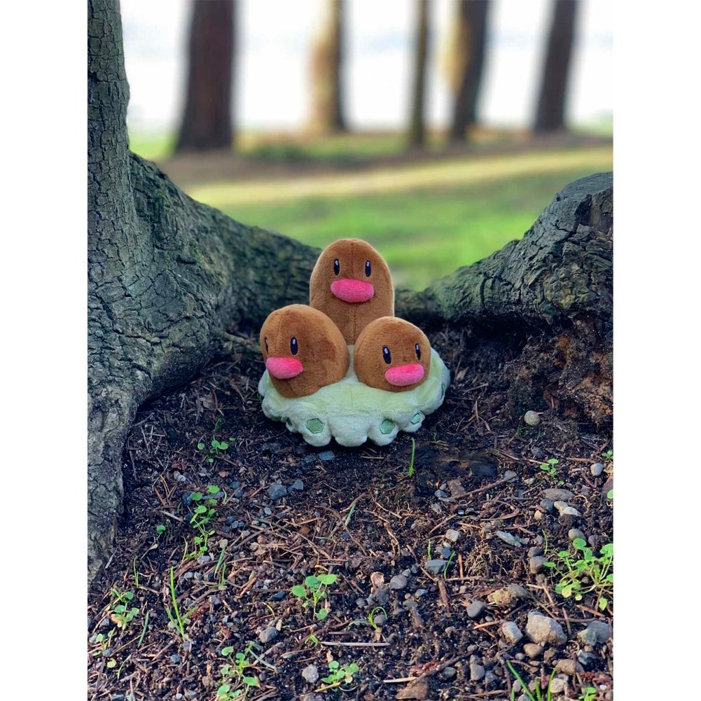 Dugtrio Sitting Cuties Plush - 5 In.