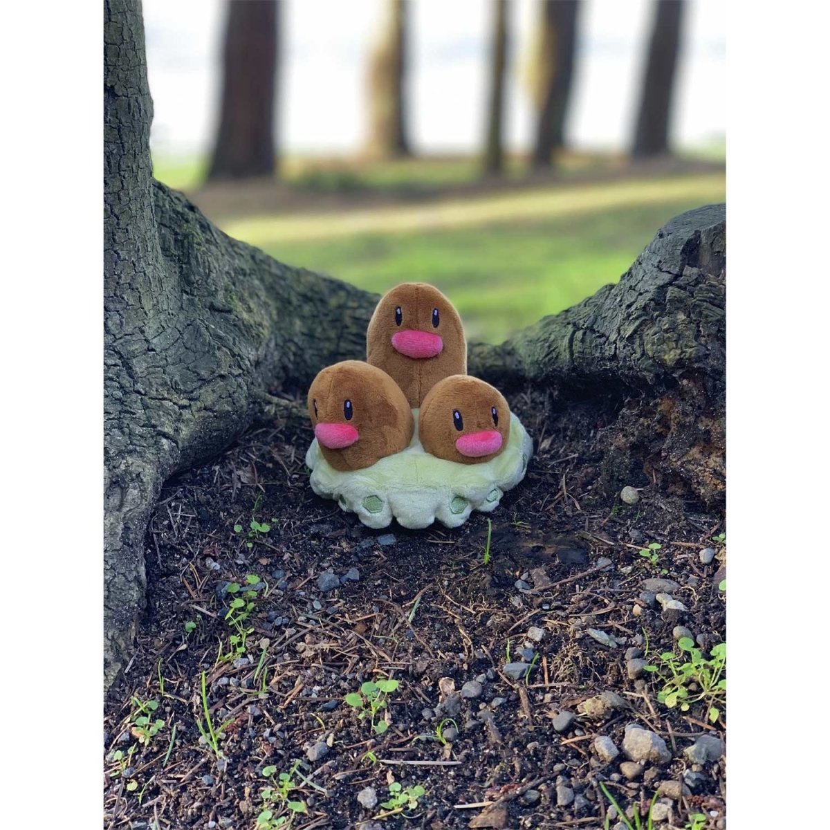 Dugtrio Sitting Cuties Plush - 5 In.